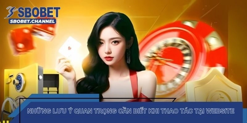 Những lưu ý quan trọng